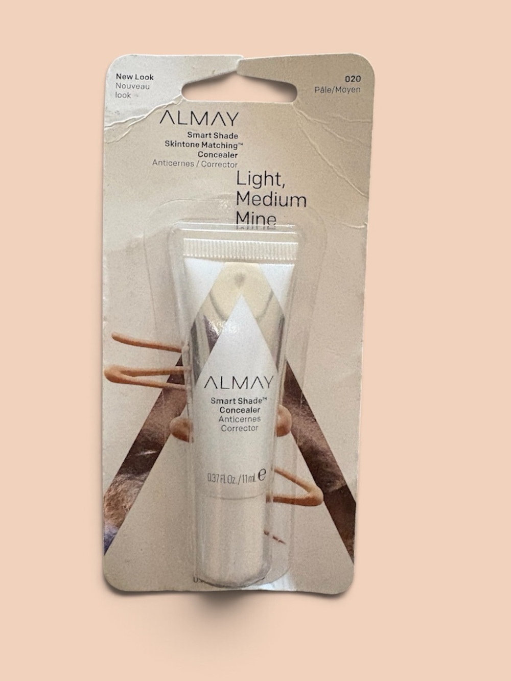 Almay Smart Shade Concealer Tube in Cream/White Packaging-020 Pale